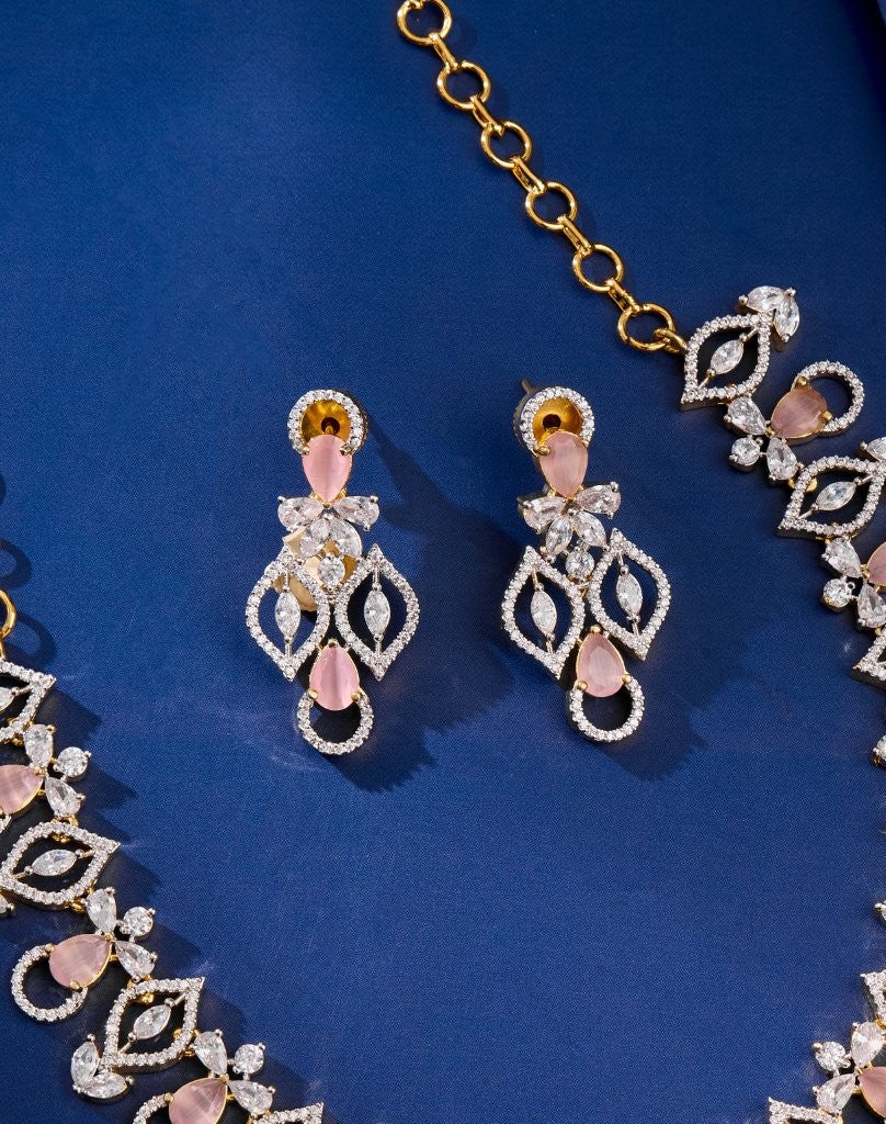 Blush Pink Luxe Necklace Set