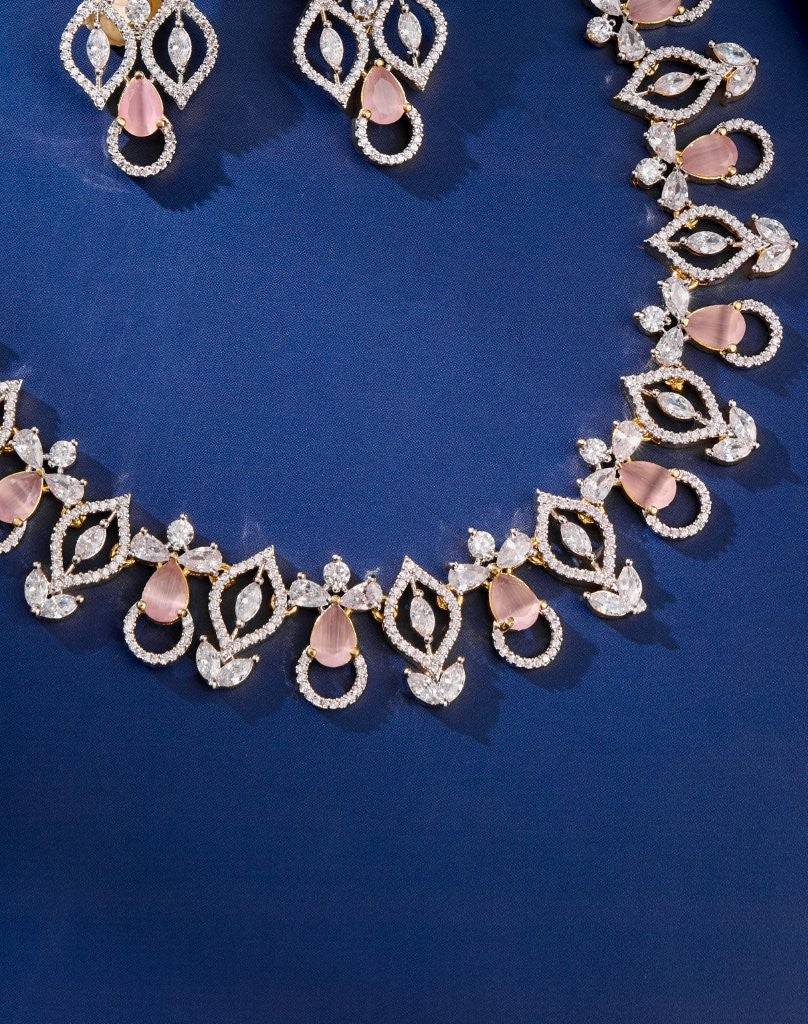 Blush Pink Luxe Necklace Set